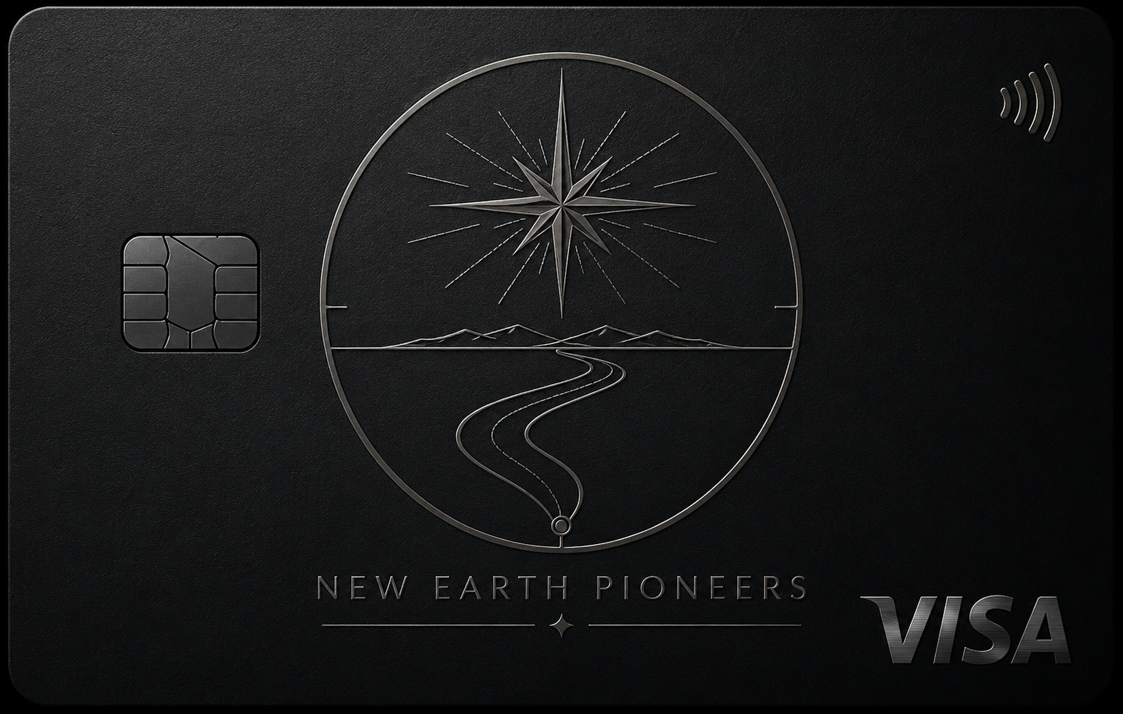Pioneer Visa Card — included with every Ghost Wallet